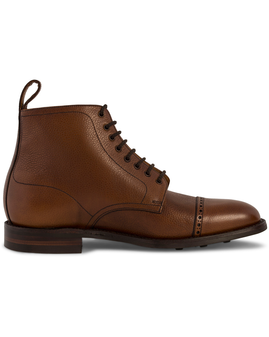 Heren | Loake 1880 Hyde Boot Brown Burnished Grain Calf | Loake 1880 | Hyde Boot Brown Burnished Grain Calf