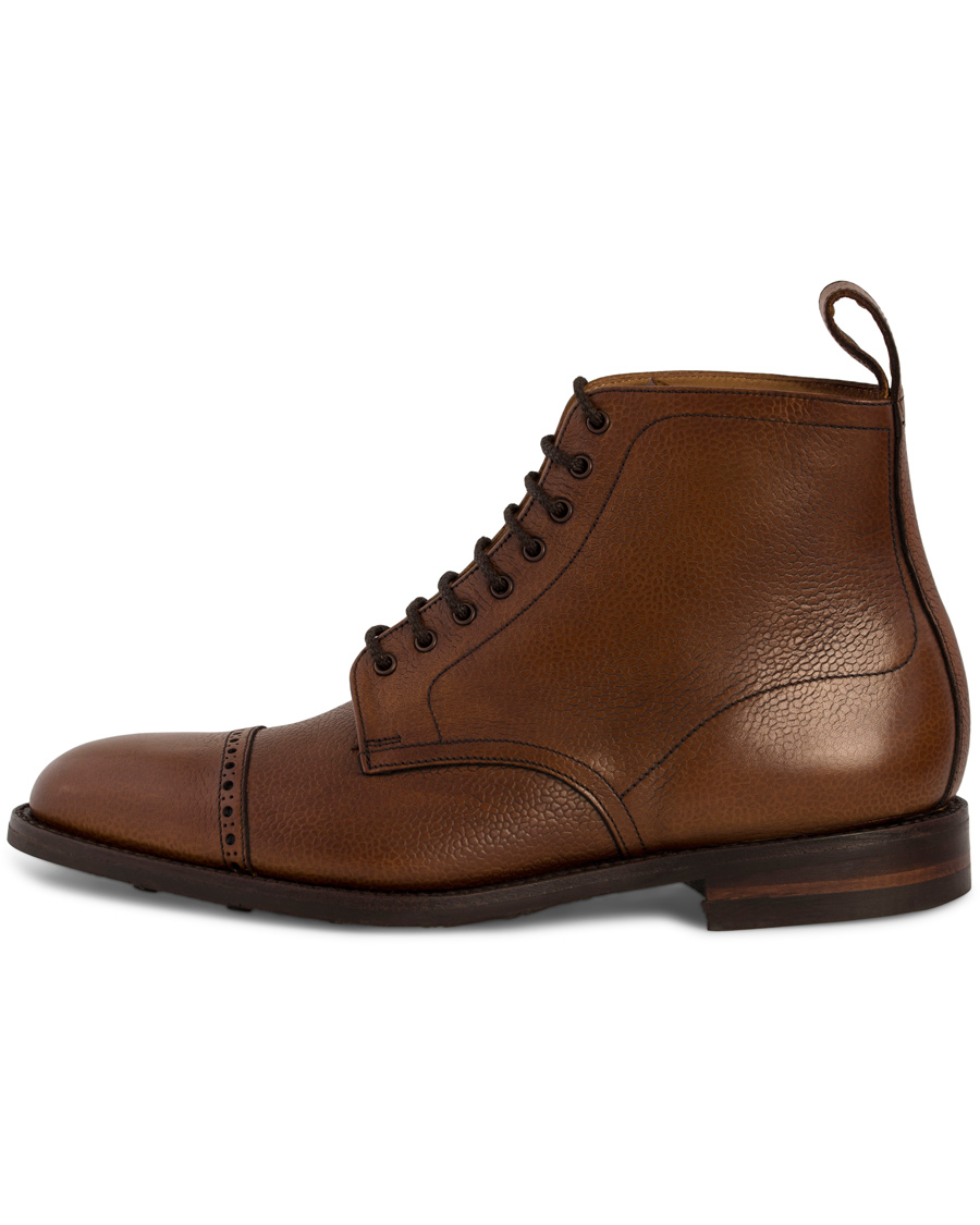 Heren | Loake 1880 Hyde Boot Brown Burnished Grain Calf | Loake 1880 | Hyde Boot Brown Burnished Grain Calf