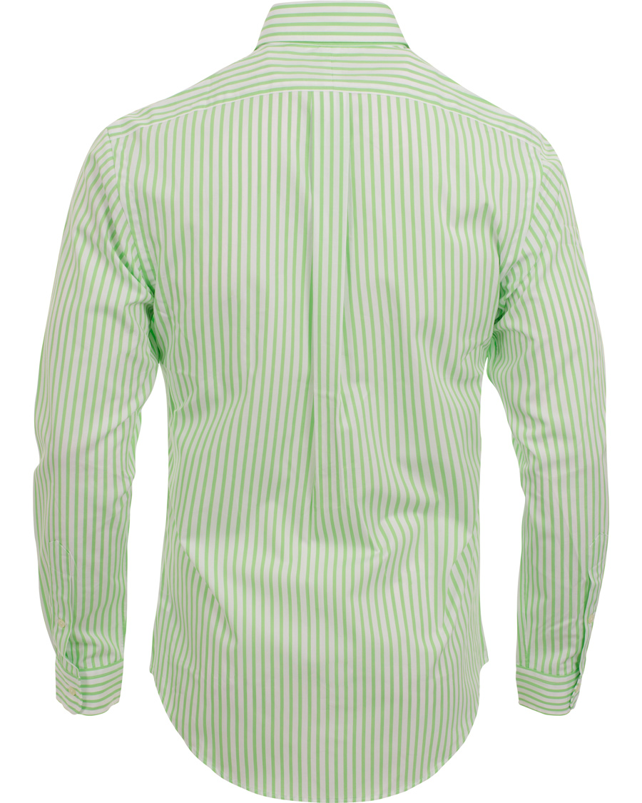 Homme | Chemises | Polo Ralph Lauren | Slim Fit Poplin Stripe Shirt Lime/White