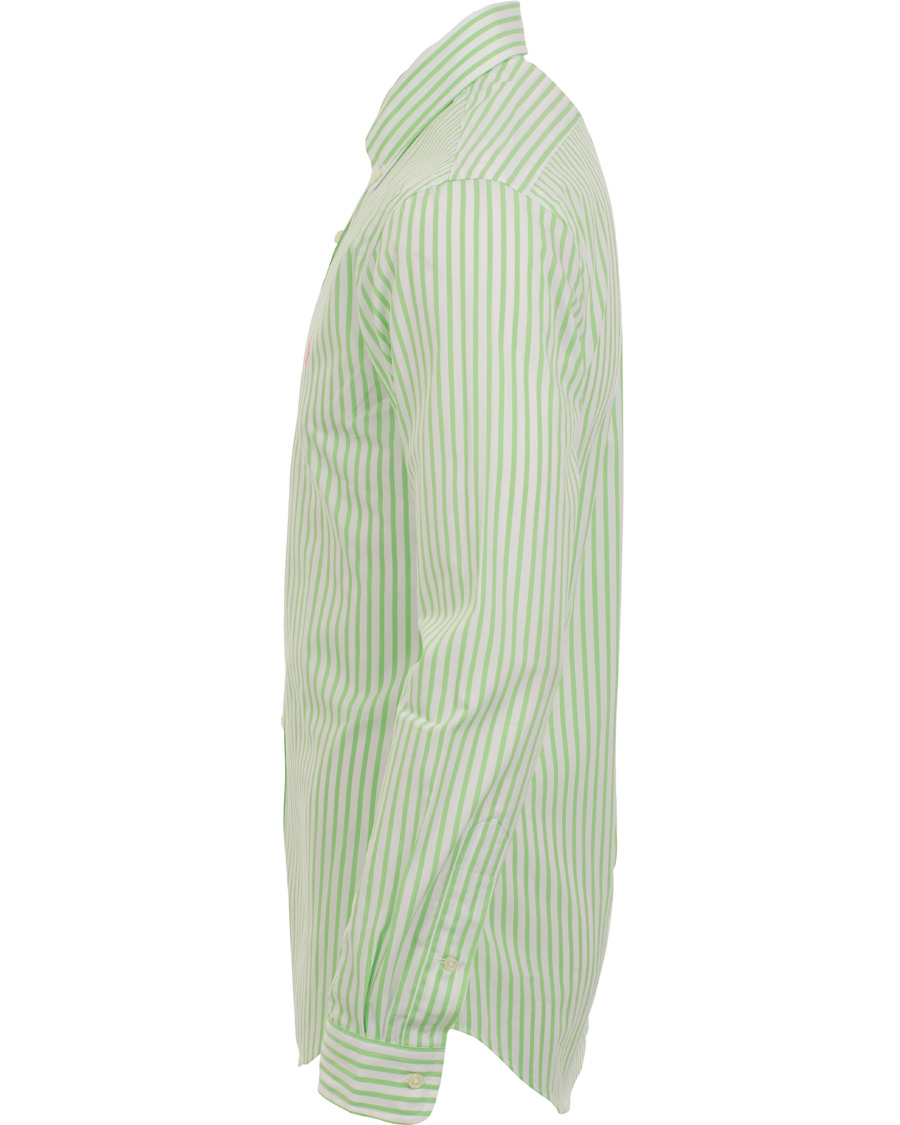 Homme | Chemises | Polo Ralph Lauren | Slim Fit Poplin Stripe Shirt Lime/White