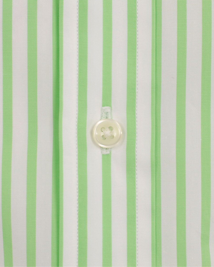 Homme | Chemises | Polo Ralph Lauren | Slim Fit Poplin Stripe Shirt Lime/White
