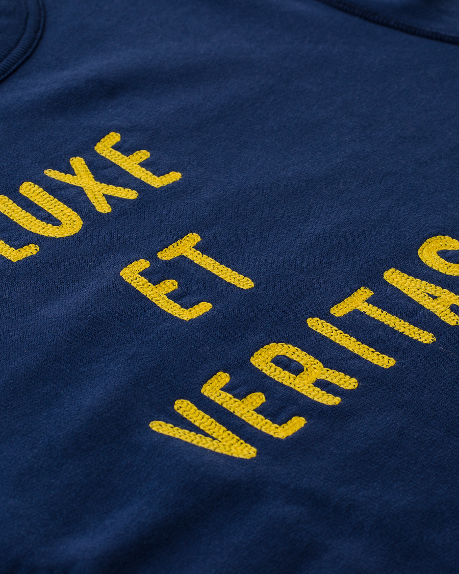 Heren | Truien | GANT Rugger | Luxe Et Veritas Sweatshirt Parisian Blue
