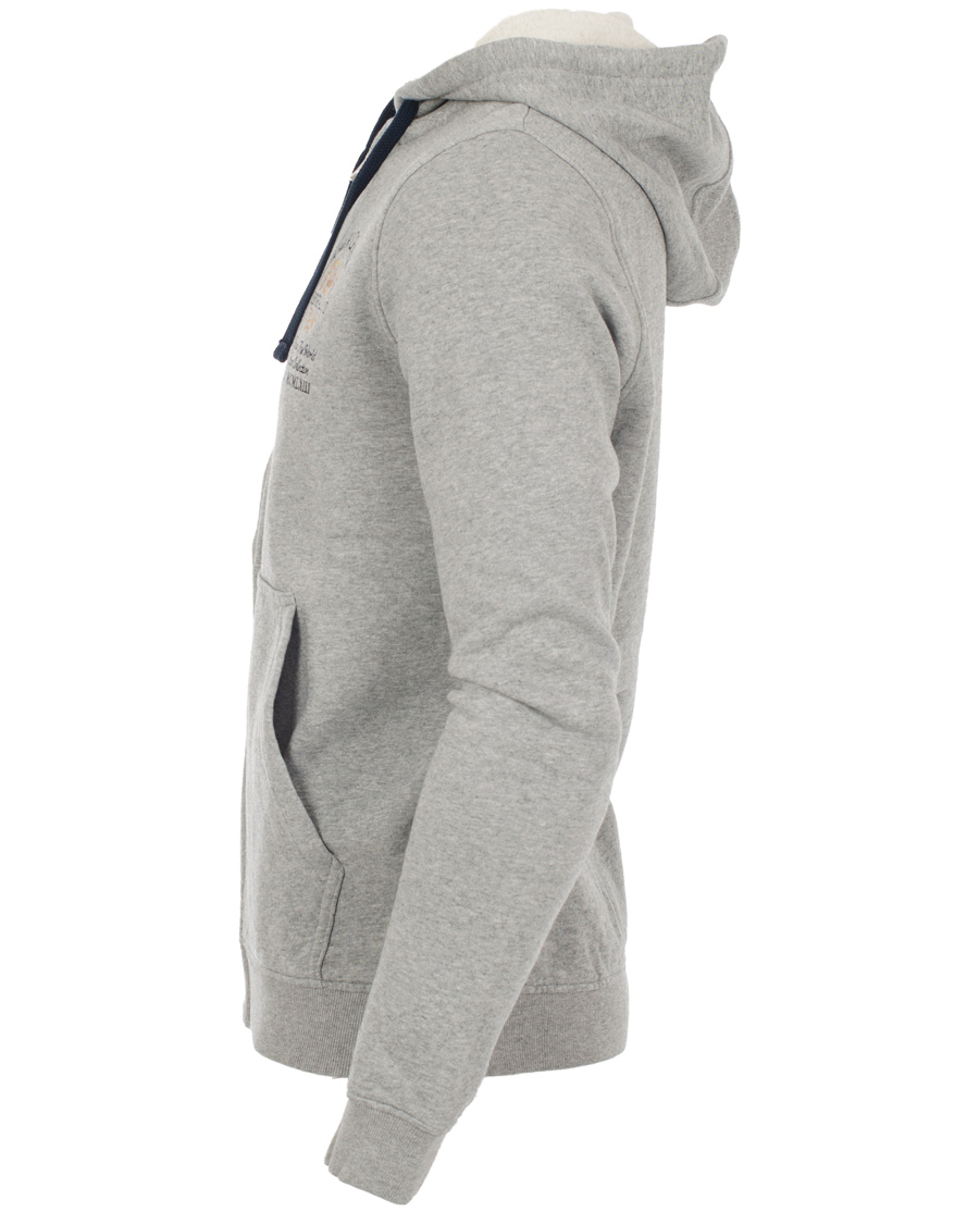 Homme | Pulls Et Tricots | Henri-Lloyd | Henri Lloyd Hopton Hooded Full Zip Sweat Grey Marl