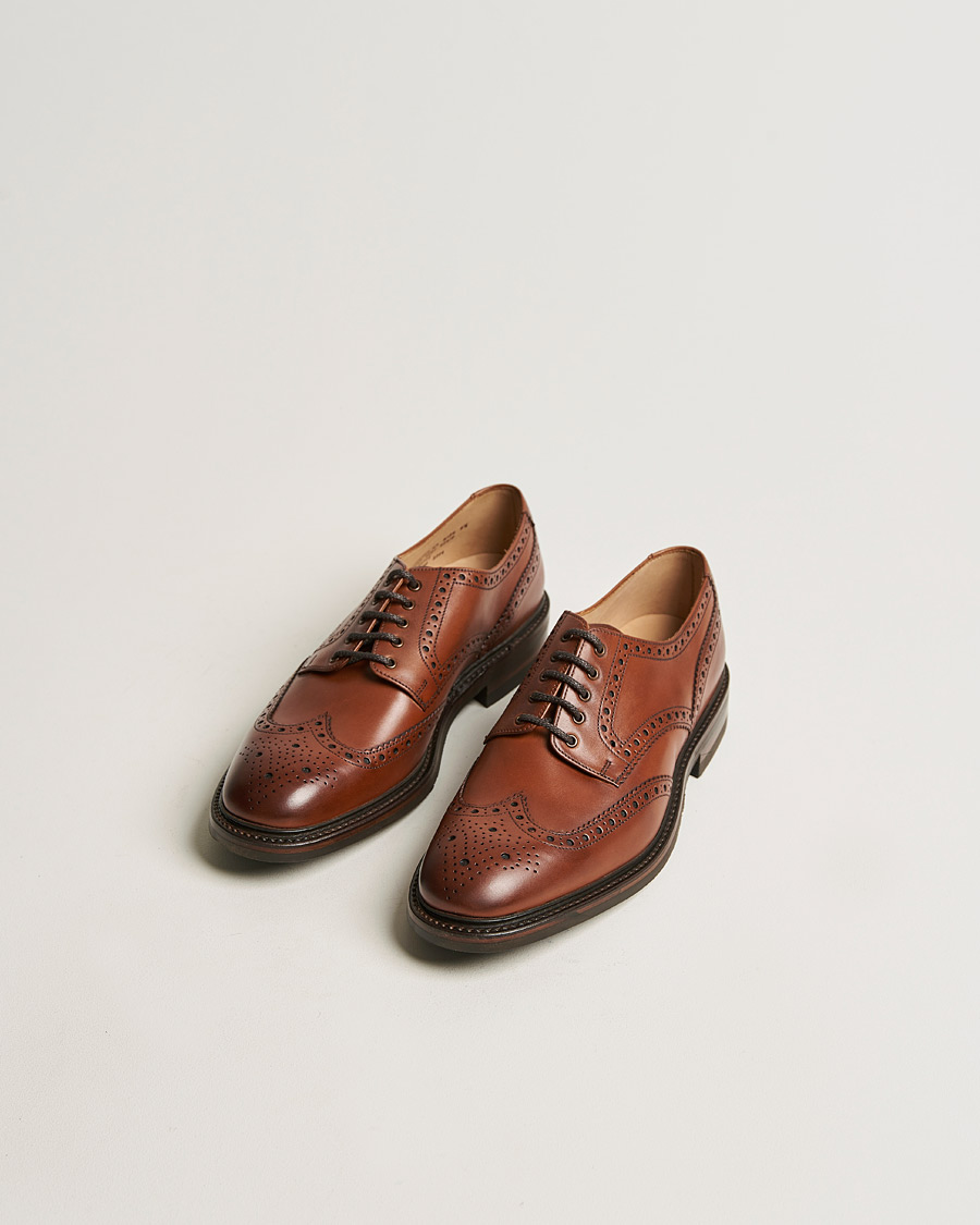 Heren | Brogues | Loake 1880 | Chester Brogue Mahogany Burnished Calf