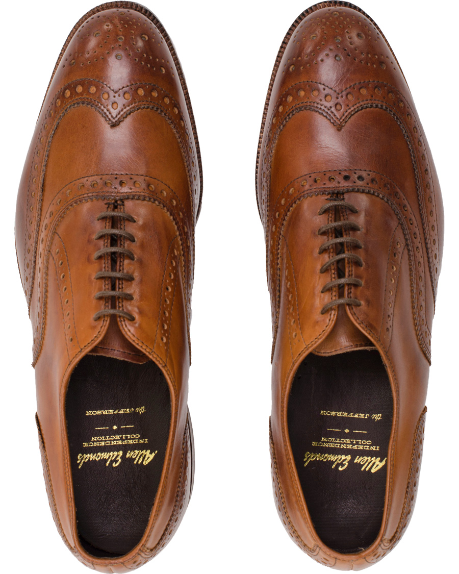 Heren | Allen Edmonds Jefferson Brogue Walnut Burnished Calf | Allen Edmonds | Jefferson Brogue Walnut Burnished Calf