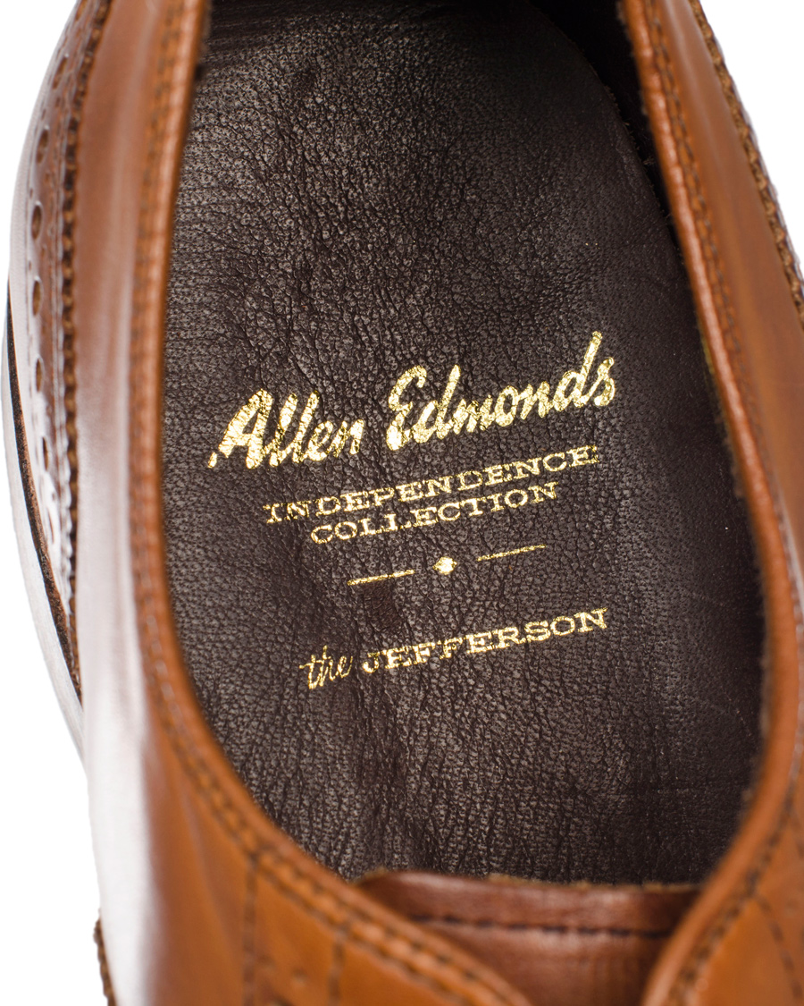 Heren | Allen Edmonds Jefferson Brogue Walnut Burnished Calf | Allen Edmonds | Jefferson Brogue Walnut Burnished Calf