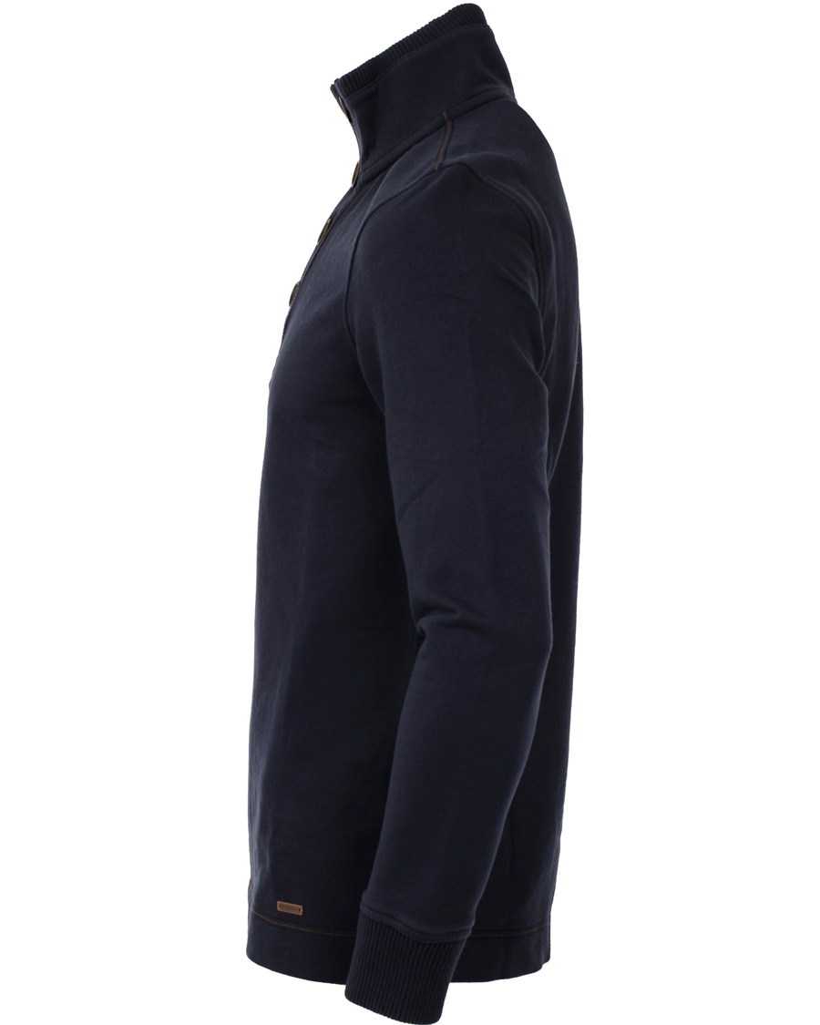 Heren | Truien | BOSS ORANGE | BOSS Casual Wherso Button Sweatshirt Dark Blue