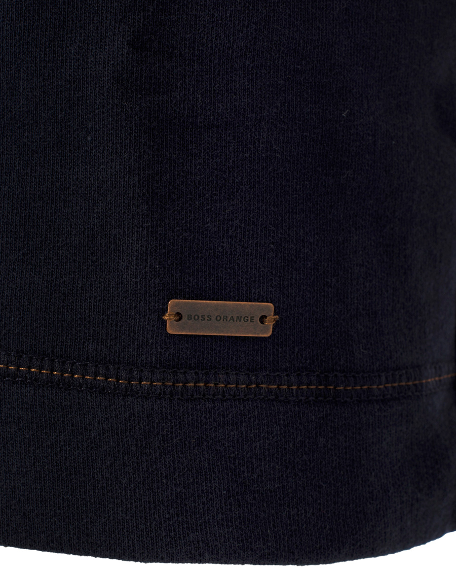 Heren | Truien | BOSS ORANGE | BOSS Casual Wherso Button Sweatshirt Dark Blue