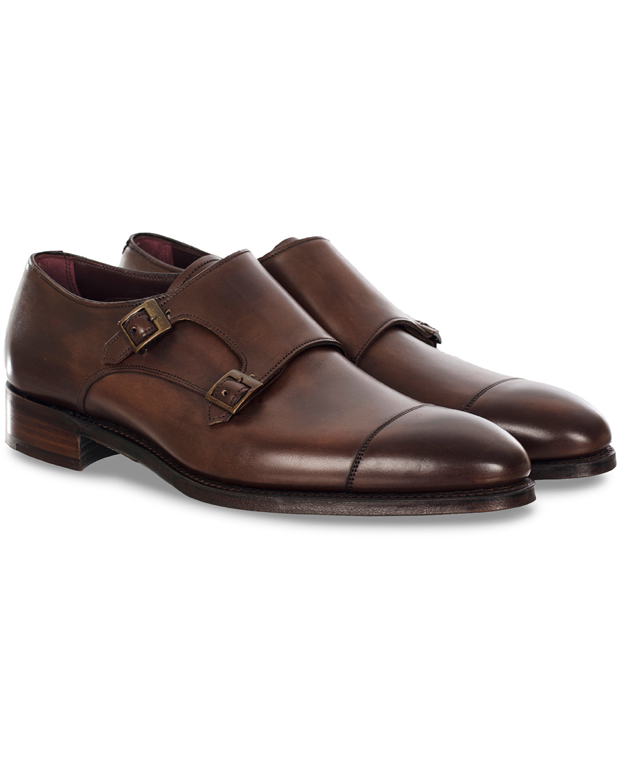 Homme | Cheaney Holyrood Double Monkstrap Bronzed Calf | Cheaney | Holyrood Double Monkstrap Bronzed Calf