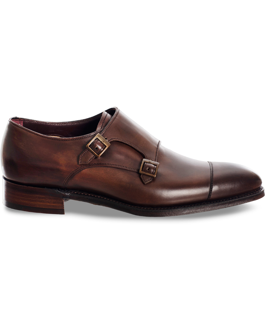 Homme | Cheaney Holyrood Double Monkstrap Bronzed Calf | Cheaney | Holyrood Double Monkstrap Bronzed Calf