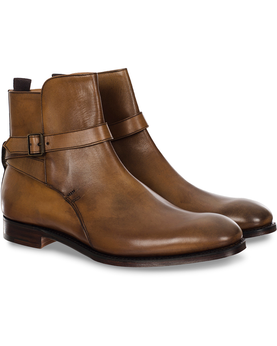 Homme | Cheaney Harold Jodhpur Hand Burnished Mahogany Calf | Cheaney | Harold Jodhpur Hand Burnished Mahogany Calf