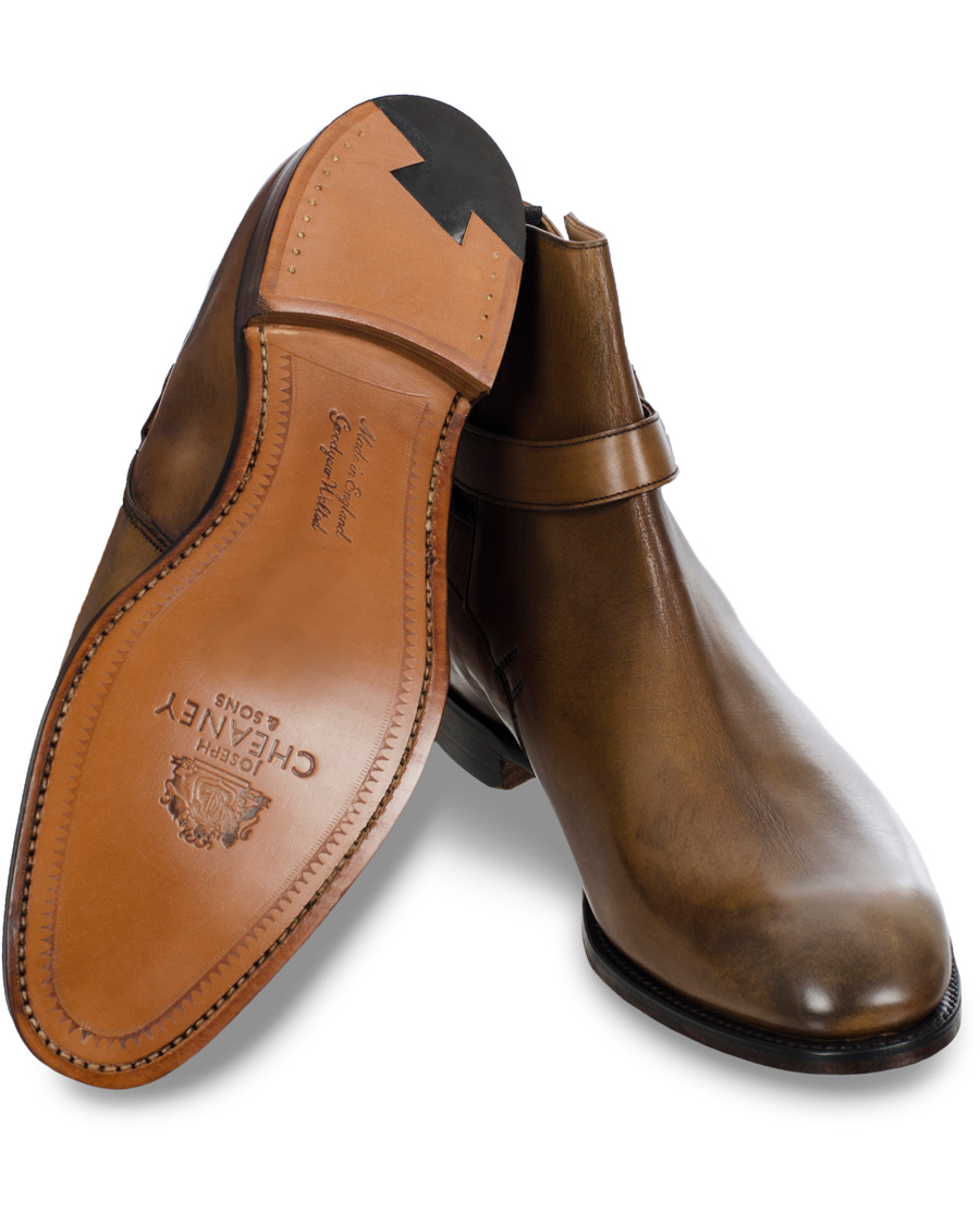 Homme | Cheaney Harold Jodhpur Hand Burnished Mahogany Calf | Cheaney | Harold Jodhpur Hand Burnished Mahogany Calf