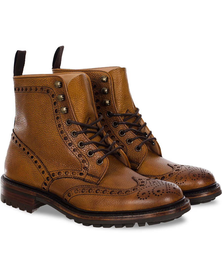 Homme | Cheaney Tweed C Boot Almond Grain | Cheaney | Tweed C Boot Almond Grain