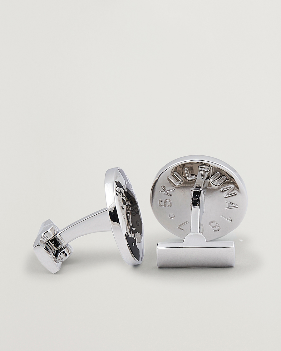 Homme | Boutons De Manchette | Skultuna | Cuff Links World Traveler Black