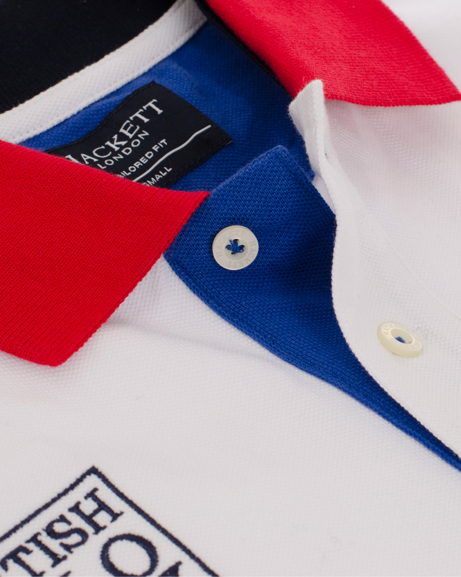 Homme | Polos | Hackett | British Polo Day Great Britain Piké White