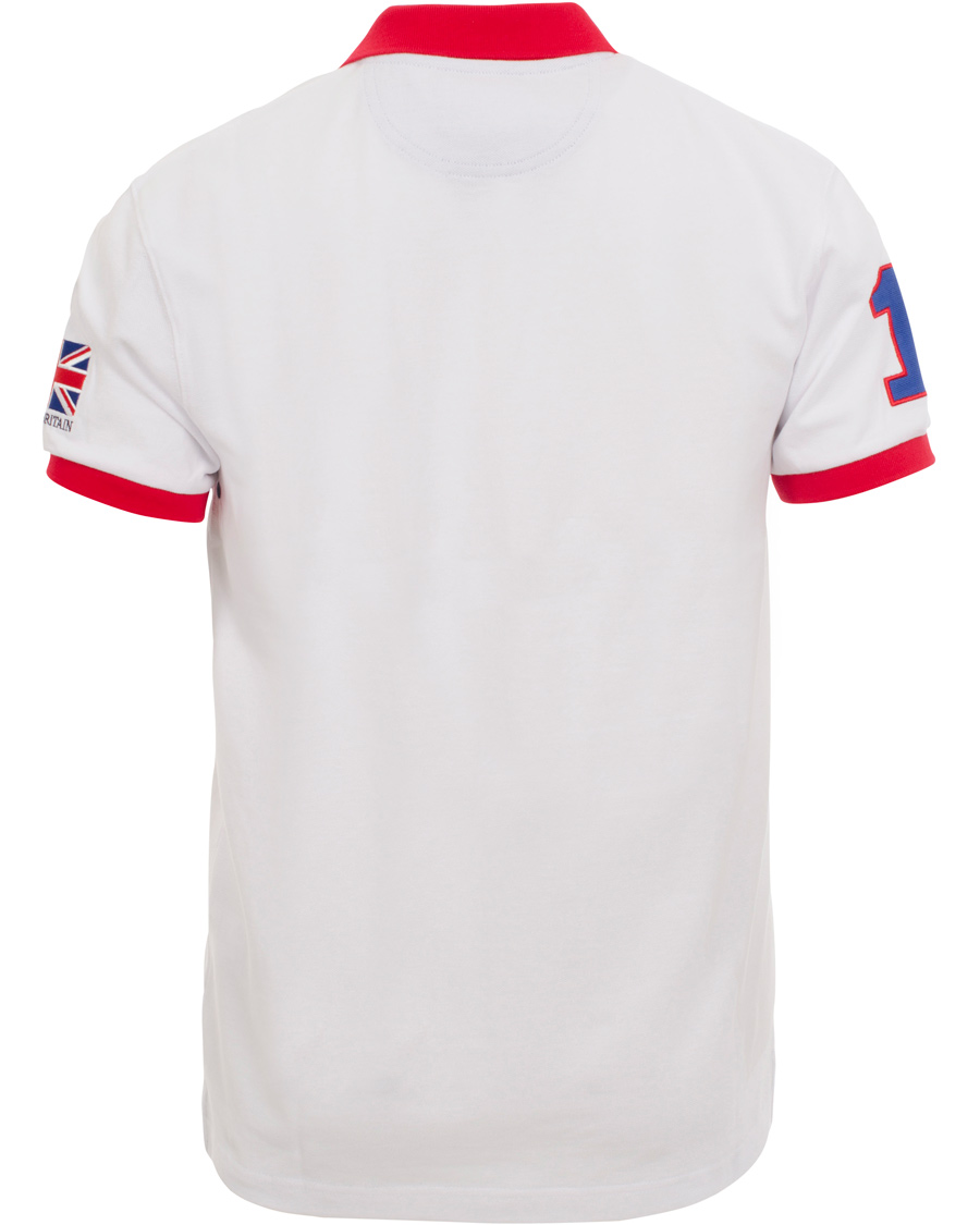 Homme | Polos | Hackett | British Polo Day Great Britain Piké White