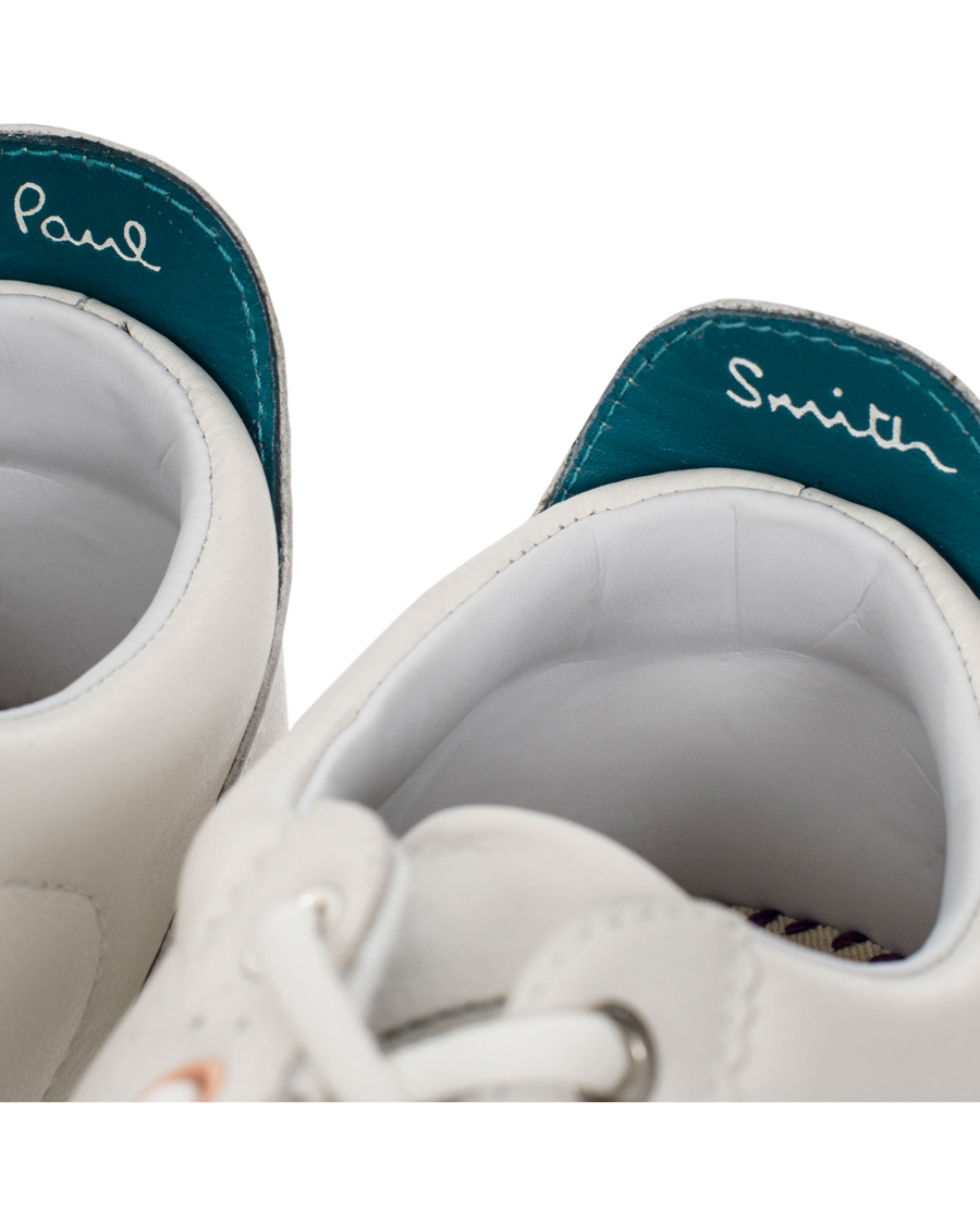 Heren | Paul Smith Shoe Osmo Sneaker White Mono Lux | Paul Smith Shoe | Osmo Sneaker White Mono Lux