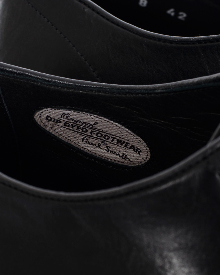 Homme | Paul Smith Shoe Eduardo Oxford Dip Dyed Black | Paul Smith Shoe | Eduardo Oxford Dip Dyed Black
