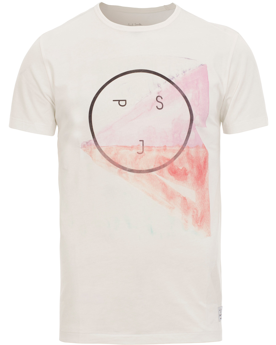 Heren | T-shirts | Paul Smith Jeans | PSJ Print Tee White
