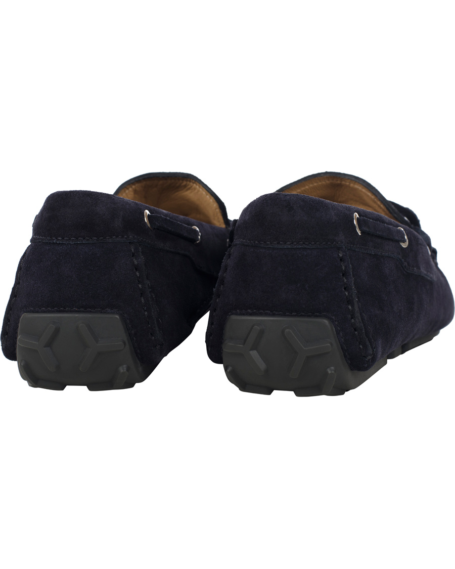 Homme | BALLY Dramer Suede Car Shoe Blue Navy | Bally | Dramer Suede Car Shoe Blue Navy