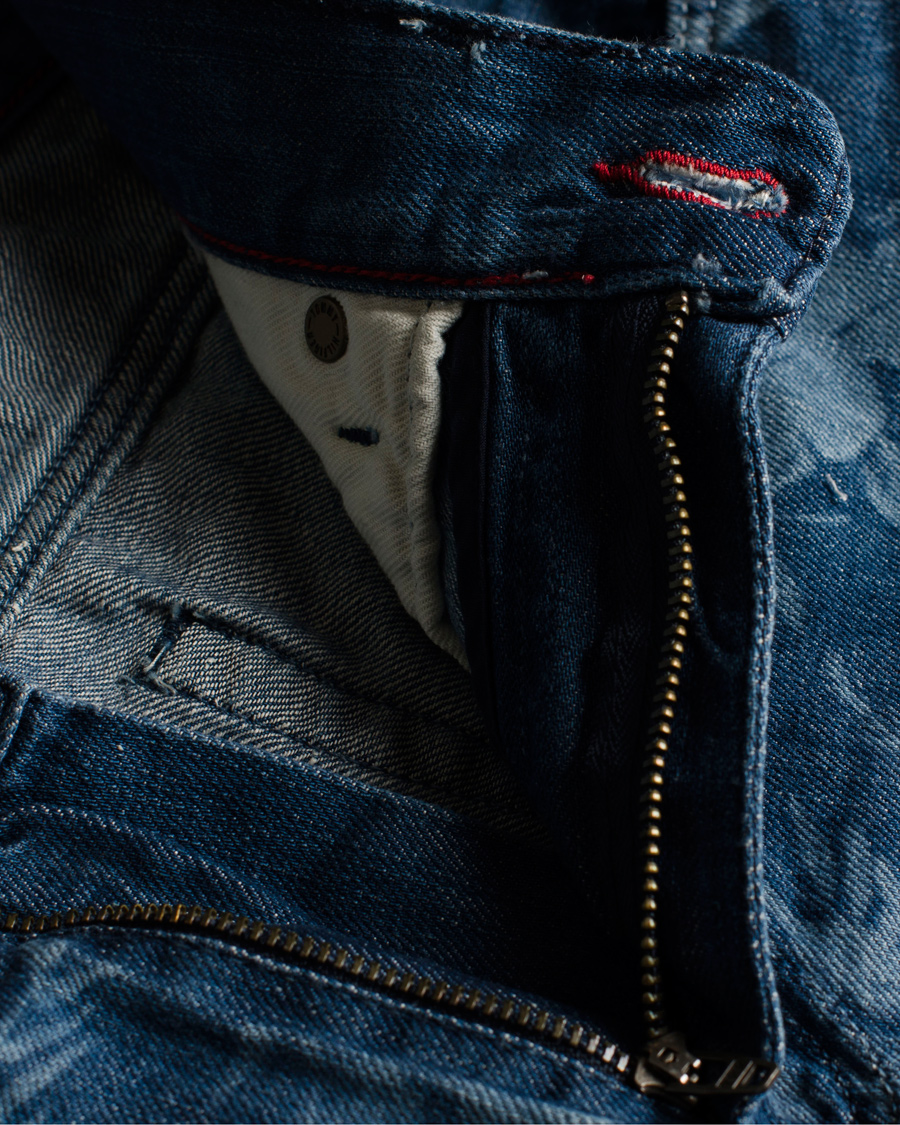 Heren | Korte broek | Tommy Hilfiger | Hudson Printed Jeans Shorts Blue