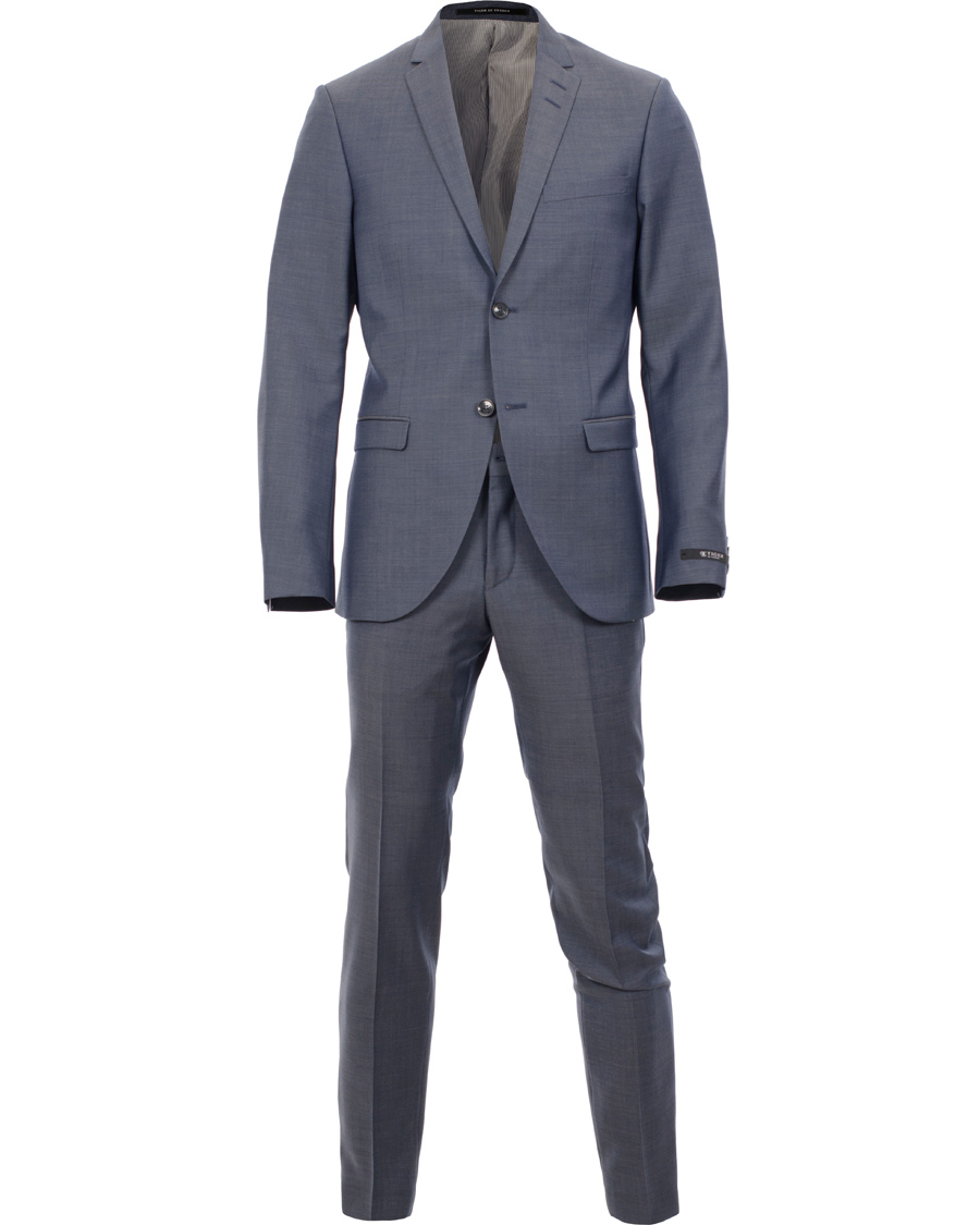 Heren | Pakken | Tiger of Sweden | Jil Suit 100% Wool  Steel Blue
