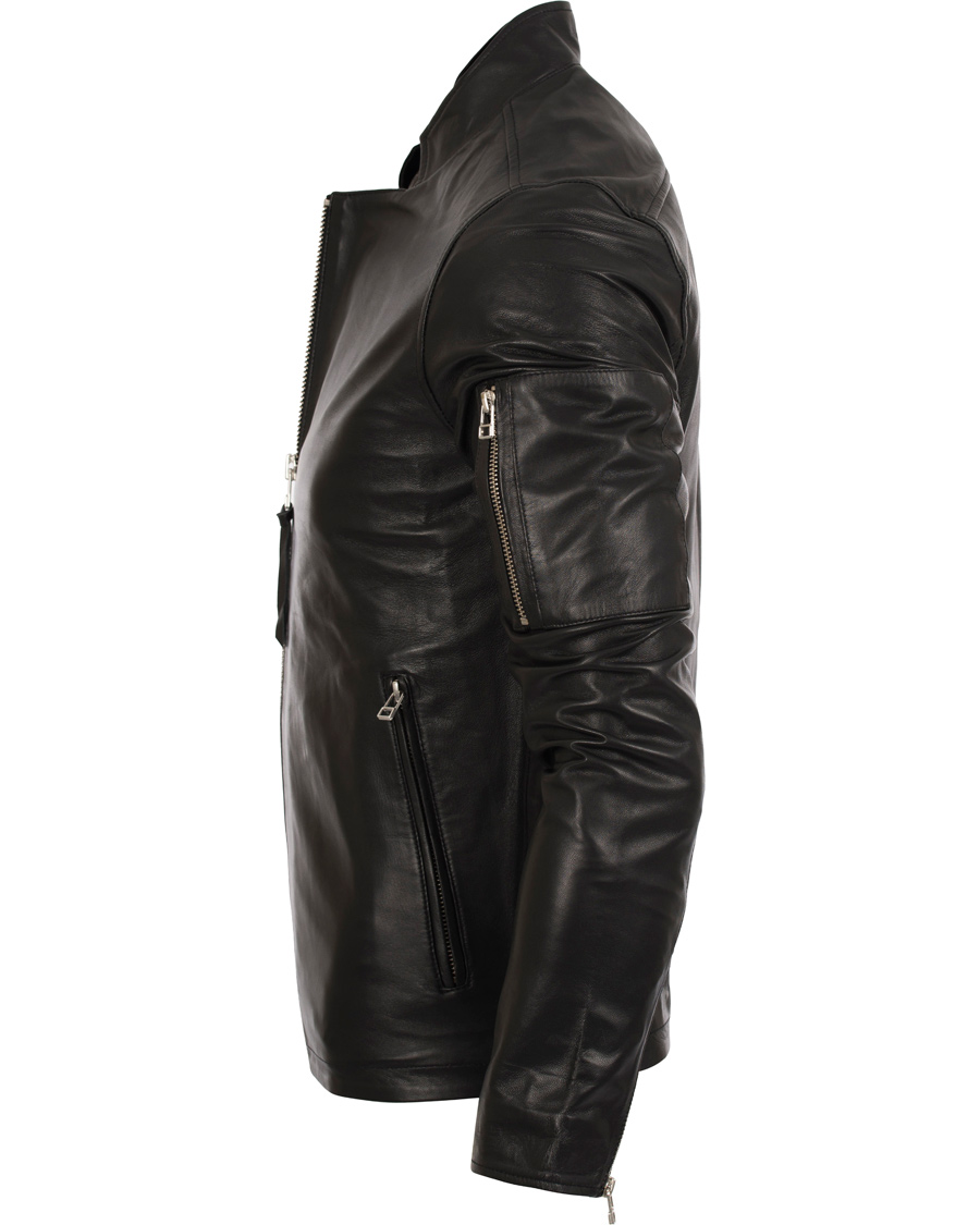 Heren | Jassen | Tiger of Sweden Jeans | Rikki Leather Jacket Black