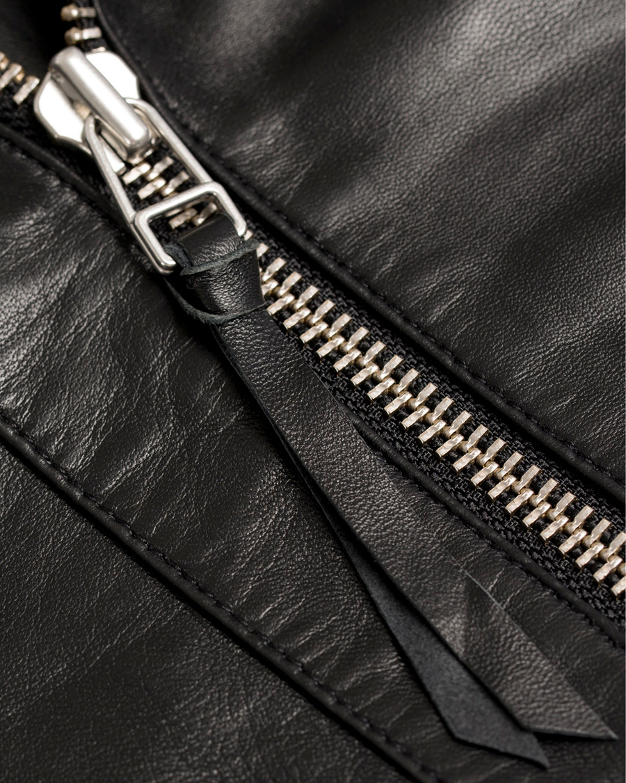 Heren | Jassen | Tiger of Sweden Jeans | Rikki Leather Jacket Black