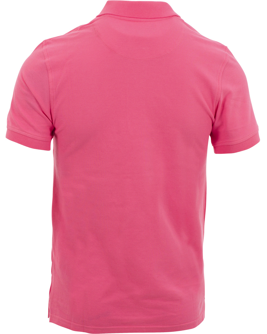Homme | Polos | Lyle & Scott | Plain Pique Polo Shirt Hot Pink