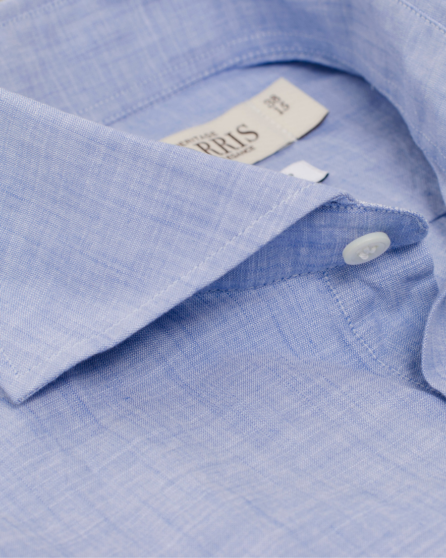 Homme | Chemises | Morris Heritage | Bond Cut Away Shirt Blue