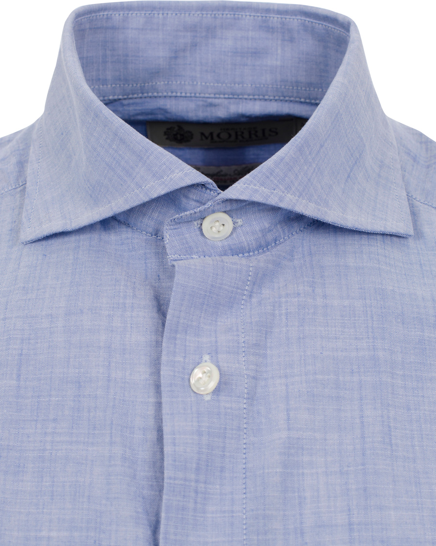 Homme | Chemises | Morris Heritage | Bond Cut Away Shirt Blue