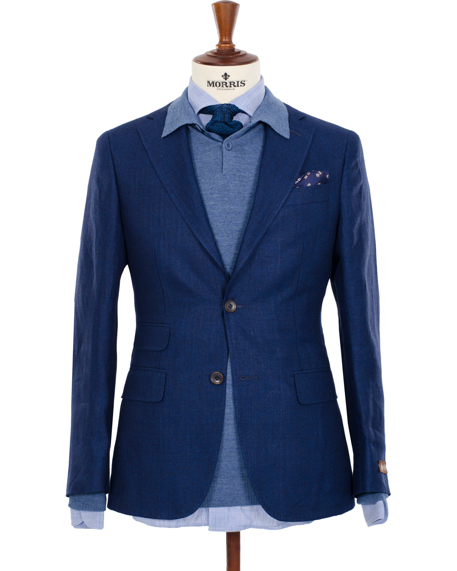 Homme | Chemises | Morris Heritage | Bond Cut Away Shirt Blue