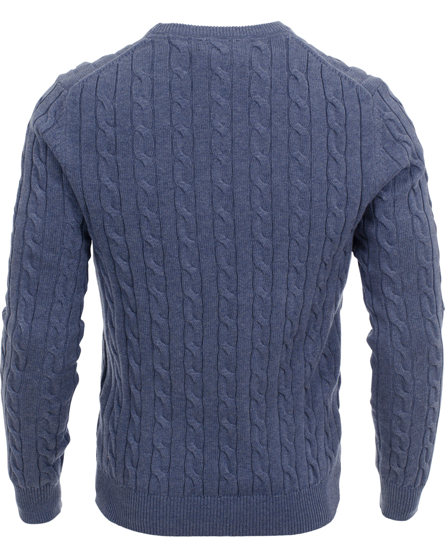 Homme | Pulls Et Tricots | Morris | Pima Cotton Cable Blue