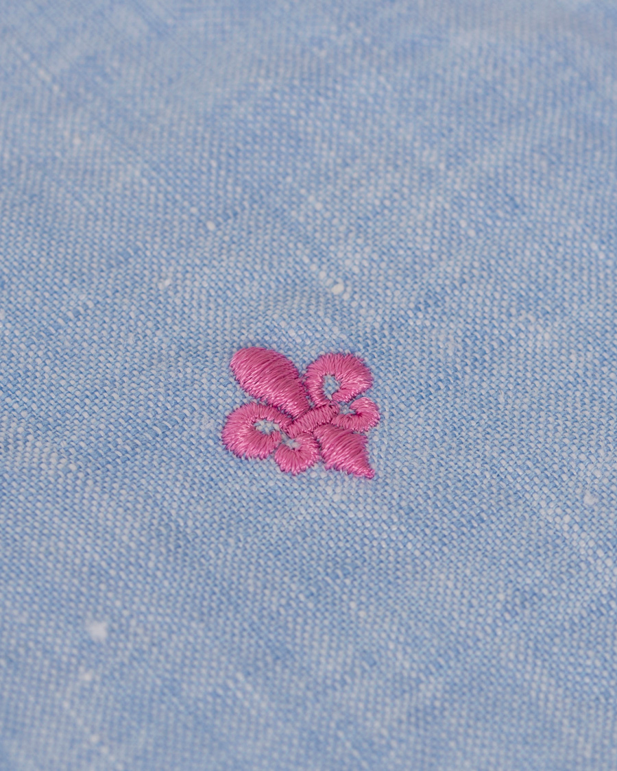 Homme | Chemises | Morris | Douglas Linen Shirt Light Blue