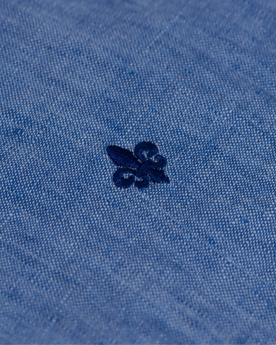 Homme | Chemises | Morris | Douglas Linen Shirt Blue