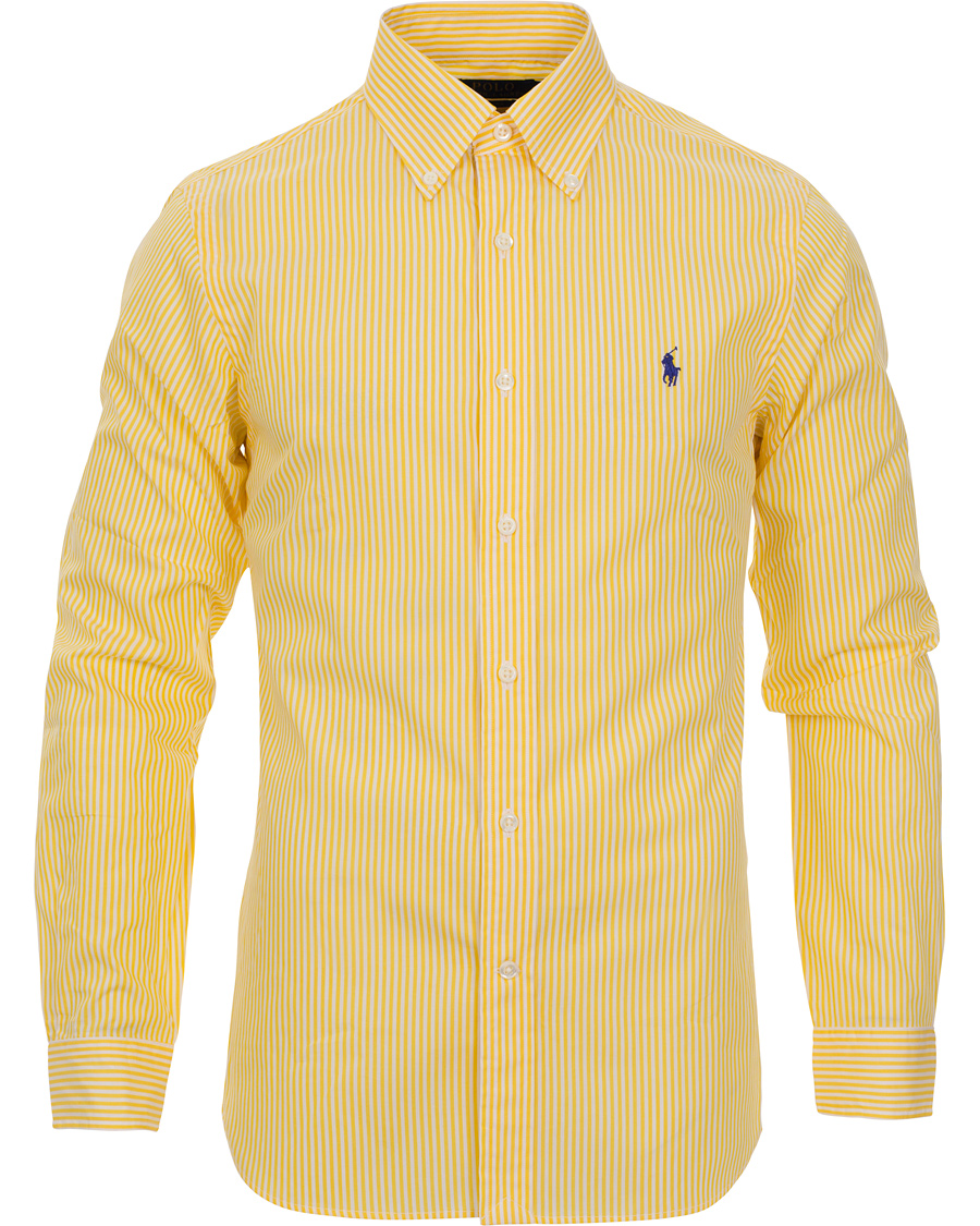 Heren | Overhemden | Polo Ralph Lauren | Slim Fit Poplin Shirt Stripe Yellow