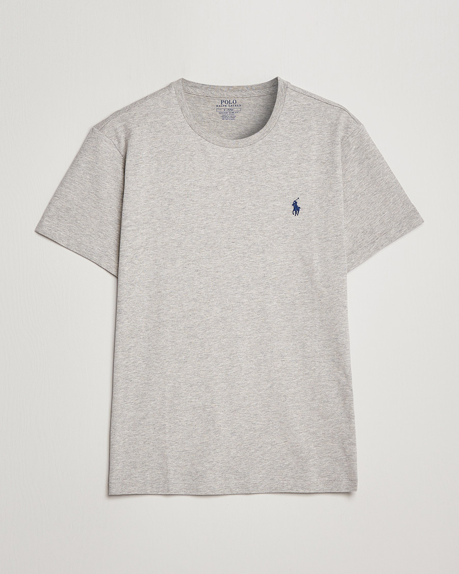 Heren | T-shirts | Polo Ralph Lauren | Custom Slim Fit Tee New Grey Heather