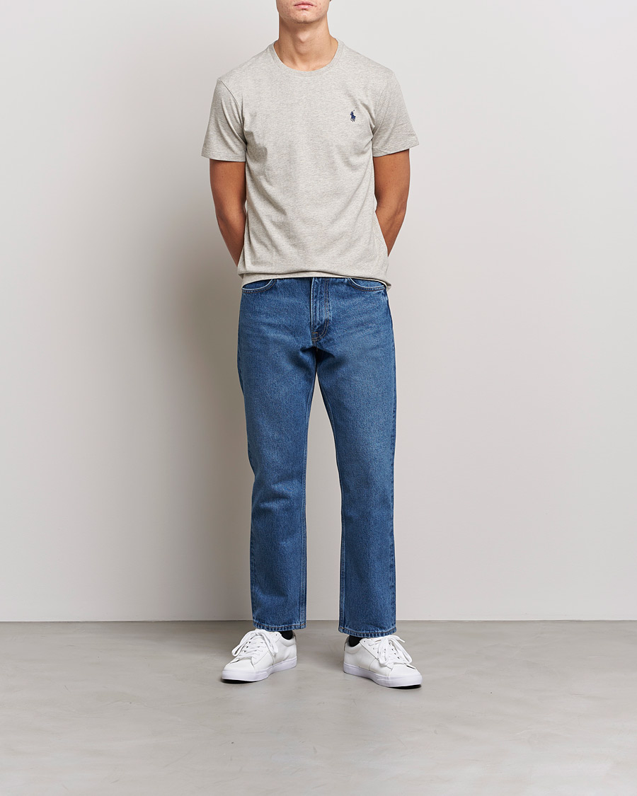 Heren | T-shirts | Polo Ralph Lauren | Custom Slim Fit Tee New Grey Heather