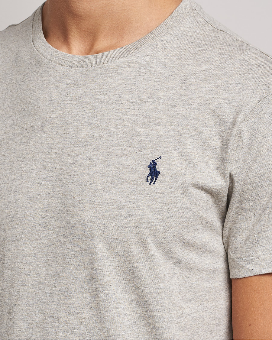 Heren | T-shirts | Polo Ralph Lauren | Custom Slim Fit Tee New Grey Heather