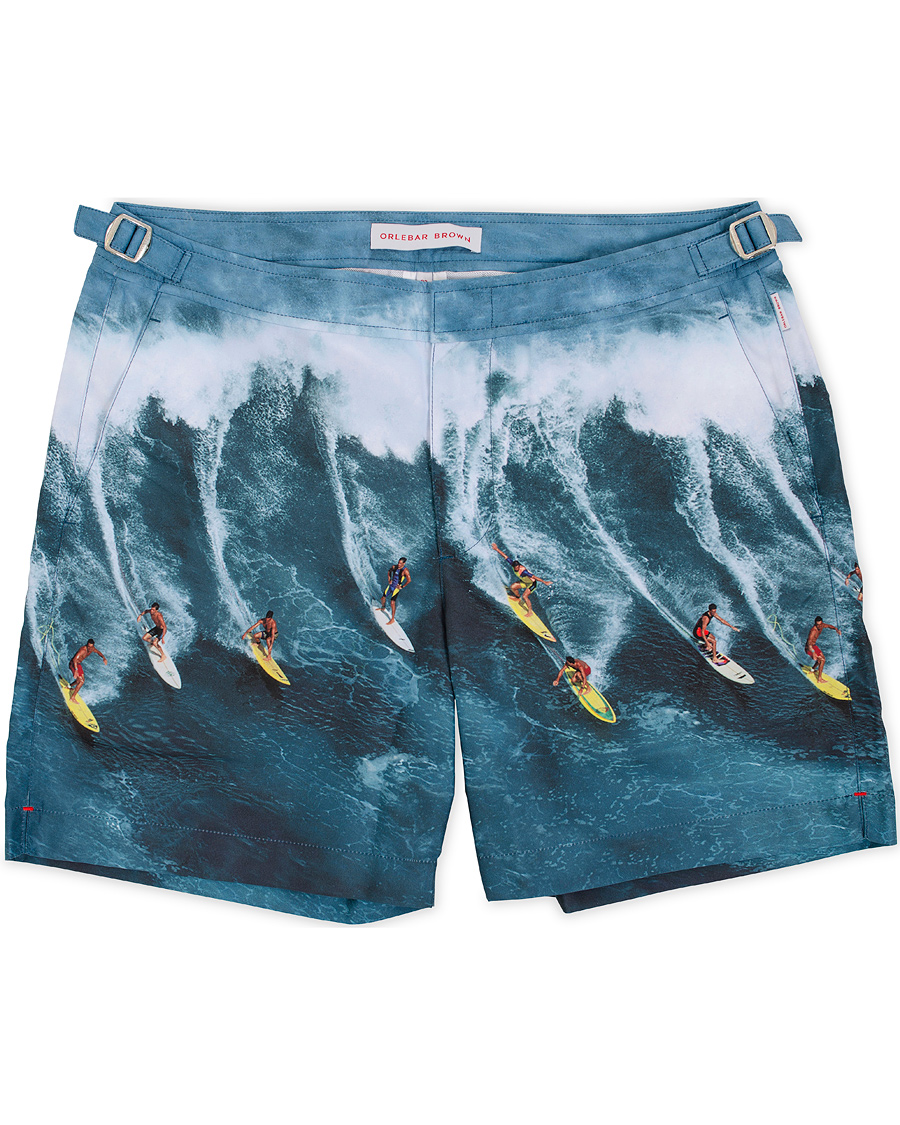 Homme | Maillots De Bain | Orlebar Brown | Bulldog Hulton Mid Length Swim Shorts Why Me Ah!