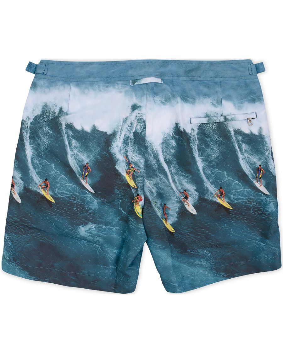 Homme | Maillots De Bain | Orlebar Brown | Bulldog Hulton Mid Length Swim Shorts Why Me Ah!