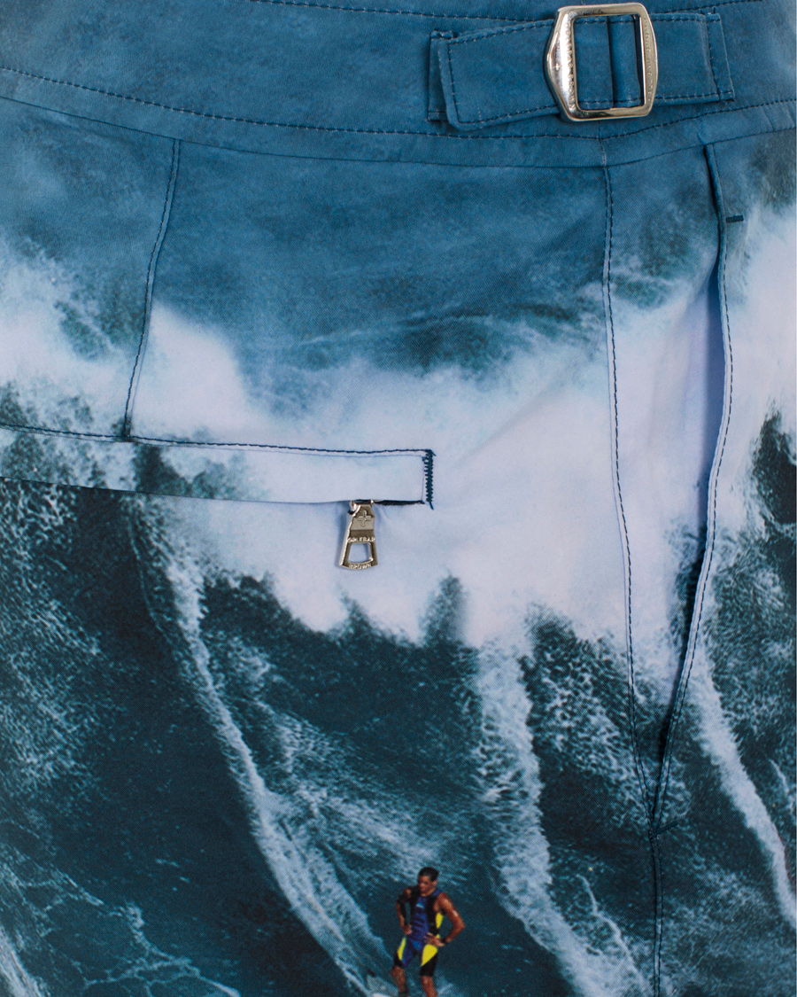 Homme | Maillots De Bain | Orlebar Brown | Bulldog Hulton Mid Length Swim Shorts Why Me Ah!
