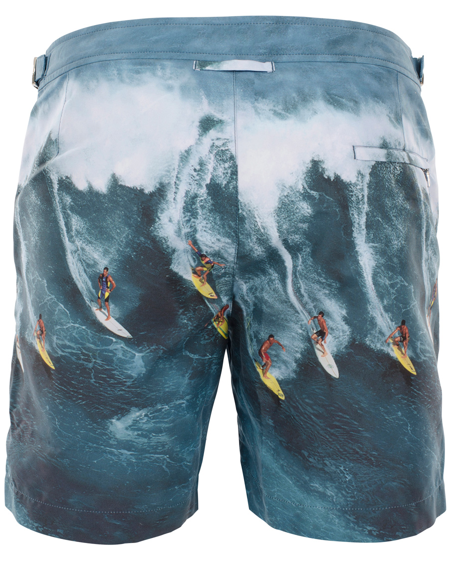 Homme | Maillots De Bain | Orlebar Brown | Bulldog Hulton Mid Length Swim Shorts Why Me Ah!