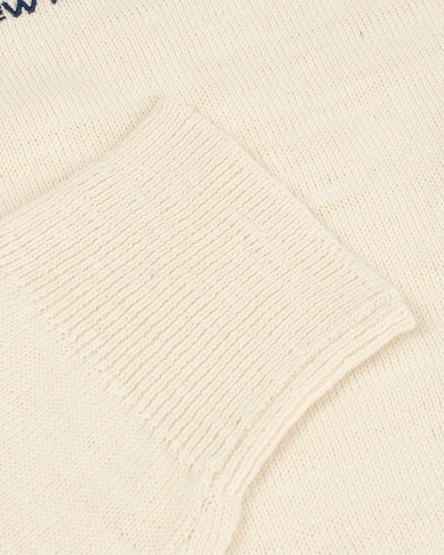 Homme | Pulls Et Tricots | GANT | Natural Cotton Retro Flag Crew Ivory
