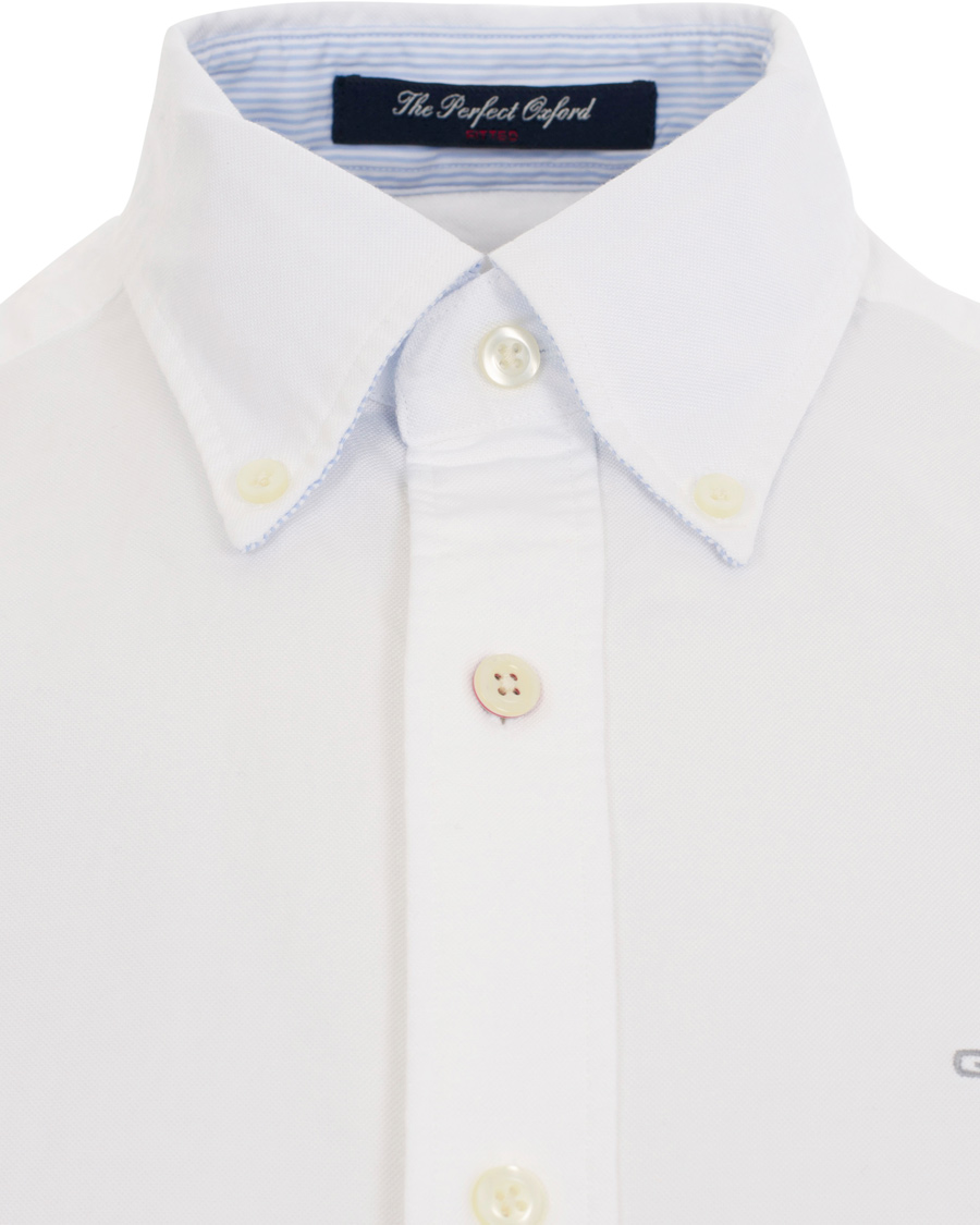 Homme | Chemises | GANT | The Perfect Oxford Shirt Fitted Body White