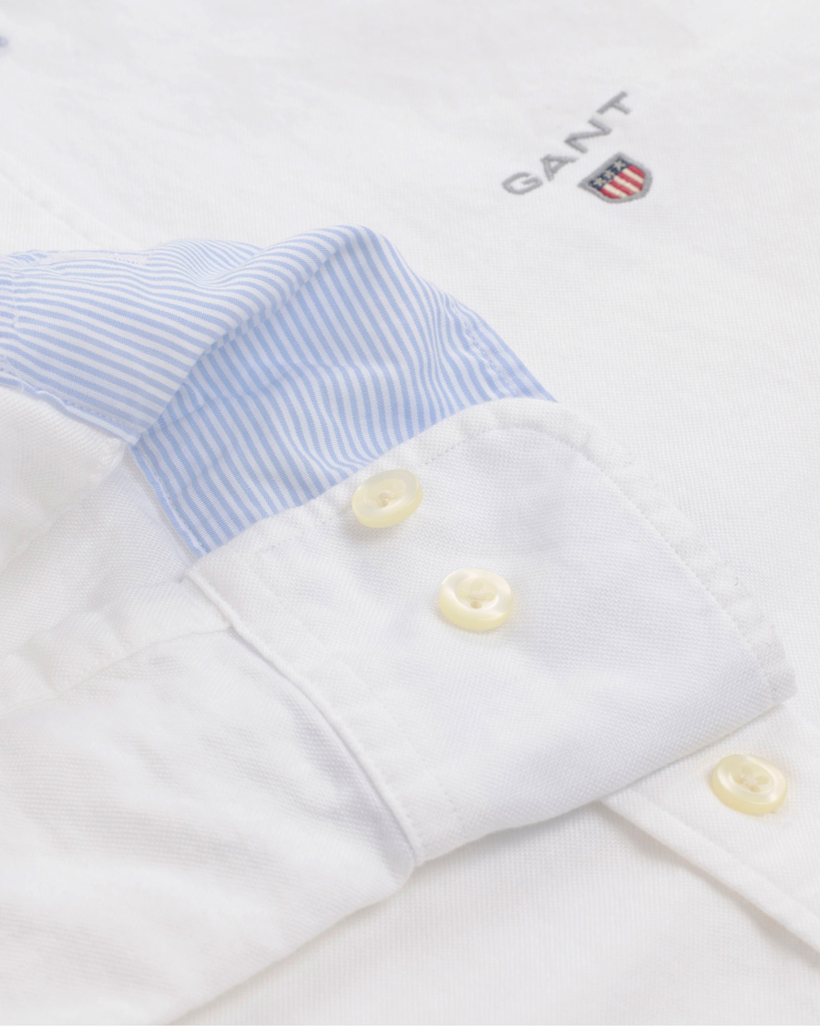 Homme | Chemises | GANT | The Perfect Oxford Shirt Fitted Body White