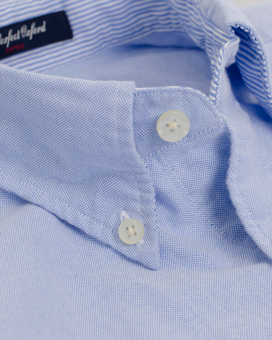 Homme | Chemises | GANT | The Perfect Oxford Shirt Fitted Body Capri Blue