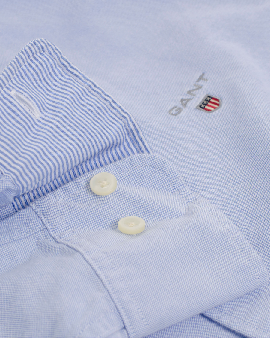 Homme | Chemises | GANT | The Perfect Oxford Shirt Fitted Body Capri Blue