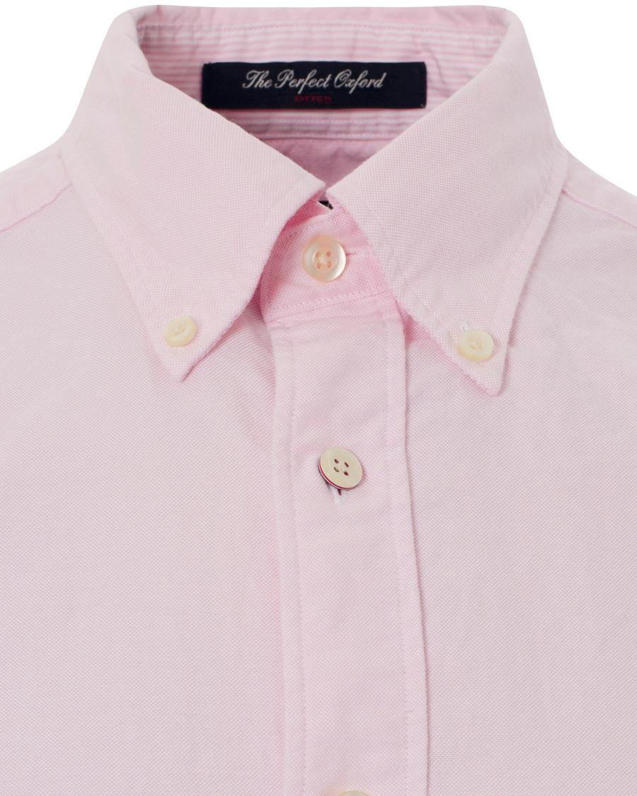 Homme | Chemises | GANT | The Perfect Oxford Shirt Fitted Body Pastel Pink