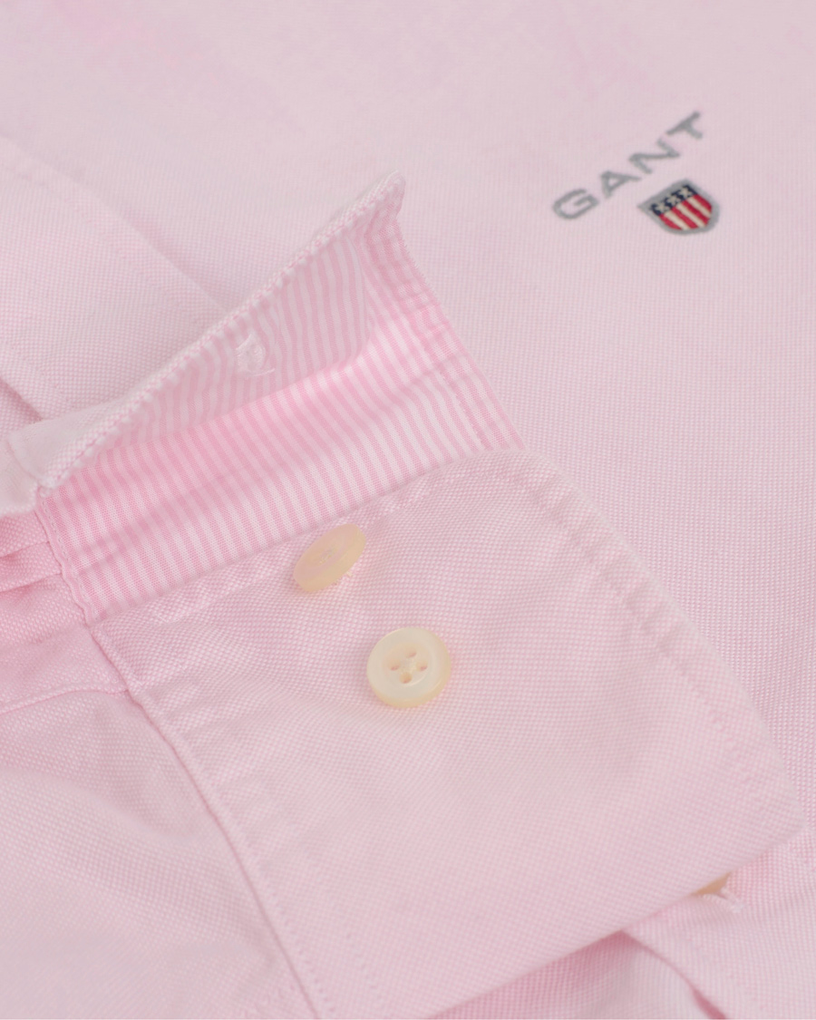 Homme | Chemises | GANT | The Perfect Oxford Shirt Fitted Body Pastel Pink